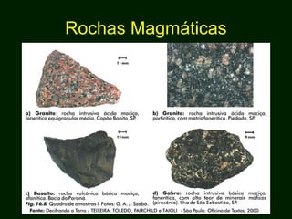 Rochas Magmáticas
 
