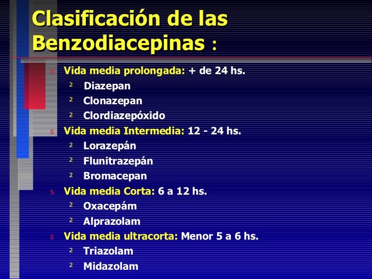 Genericos de valium