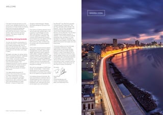 BrandZ™ Top 100 Most Valuable Global Brands 2017
The report focuses primarily on the
world’s most valuable brands, but not
exclusively on those brands. Emerging
brands are disrupting categories,
challenging established brands,
and enticing consumers in both the
world’s mature and fast-growing
markets. The report studies this
phenomenon.
Building strong brands
You will not ﬁnd this combination of
market information, ﬁnancial analysis,
and insight anywhere else. Not to
bore you with process, but I want to
share the lengths we go to create and
assemble this information, and make
it useful.
We begin with data, our secret sauce,
WPP’s proprietary BrandZ™ database,
which includes information from
over 3 million consumers about their
attitudes about (and relationships
with) 120,000 brands in 414
categories across 51 country markets.
Using the BrandZ™ brand valuation
methodology of Kantar Millward
Brown, this all produces 4.6 billion
data points.
This data reveals the power of
brand in the mind of the consumer
to create a disposition to buy
and, most importantly, validates
a positive correlation with sales
performance. We combine this data
with ﬁnancial research to make
BrandZ™ unique among brand
valuation methodologies. (Please
see Methodology at the end of this
report.)
And we’re just getting started. Since
we’re producing a global report, this
is where it is advantageous to be
WPP, with offices in 112 countries,
and over 205,000 colleagues. We
convene WPP operating company
brand experts for two weeks of focus
groups in London and New York,
with extensive video conferencing
to connect with our brand experts
worldwide.
They come from all communications
disciplines: market research, media
management, futures, advertising,
digital, promotion, public relations,
public affairs, shopper marketing,
content creation, and activation. Their
analysis of the WPP proprietary data,
in the context of diverse categories
and country markets, leads to original
insights that are only possible with
this level of cross-cultural and cross-
discipline exchange.
We call this leveraging of WPP brain
power “horizontality.” I share these
details about our intense research
and analysis to pull back the curtain a
bit on our passion for brands at WPP.
Our passion knows no bounds. We
have assembled an extensive library
of brand reports and I invite you to
access them with our compliments
at BrandZ.com. Here are just some
of the reports you will ﬁnd there:
the BrandZ™ Top 100 Most Valuable
Chinese Brands; the BrandZ™ Top
50 Most Valuable Indian Brands; the
BrandZ™ Top 50 Most Valuable Latin
American Brands; the BrandZ™
Top 50 Most Valuable Indonesian
Brands; and the BrandZ™ Top 20 Most
Valuable Saudi Arabian Brands. In
addition, I recommend these recently
published titles: Spotlight on Cuba,
Spotlight on Myanmar, Spotlight on
Mongolia, and Leaders in the Hot Seat:
Behind the brands that shape lives and
build value.
I fervently believe we have the data,
knowledge, experience, insight,
determination, and single-minded
purpose to help you build valuable
brands. To learn more about how to
harness our passion to work for your
brand, please contact any of the WPP
companies that contributed expertise
to this report. Turn to the resource
section at the end of this report for
summaries of each company and the
contact details of key executives. Or
feel free to contact me directly.
Sincerely,
David Roth
WPP
David.Roth@wpp.com
Twitter: davidrothlondon
Blog: www.davidroth.com
WELCOME
Photograph by Paul Reiffer
1110
HAVANA - CUBA
 