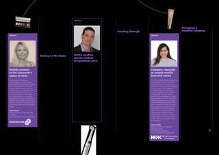 INSIGHT
Mobile enables
personalization
at signiﬁcant scale
Personalization at scale is critical
today. It requires being able to
use consumer data to target
communications at particular
needs or purchase habits. It’s an
opportunity to drive growth and,
more importantly, to increase
loyalty. It’s difficult to accomplish
with traditional media, but the
proliferation of mobile makes
personalization more possible.
Instead of communicating a few
broad messages in a traditional
campaign, personalization at scale
would deliver 10 to 15 targeted
messages to speciﬁc groups
identiﬁed by behaviors, attitudes,
or demographics. The message
becomes more relevant.
James Vancho
Senior Vice President
Kantar Millward Brown
James.Vancho@millwardbrown.com
Consumer and Retail / PERSONAL CARE5 The Categories
BrandZ™ Top 100 Most Valuable Global Brands 2017
INSIGHT
Brands connect
to the consumer’s
states of mind
Brands are shifting from
responding to the consumer’s
need states to also understanding
her mind states. What you put
on your skin or in your hair is a
reﬂection of you. And you want
the brand to come talk to you
in a personal way. It’s a matter
of brands talking to individuals.
People want brands to talk about
relevant topics and be meaningful
to them, and to be understood as
not just a consumer, but a human
being.
Vicki Watson
Business Director, Media Planning
Mindshare
Vicki.Watson@mindshareworld.com
INSIGHT
Category responds
as people modify
lives and values
In a world where every product we
use is a reﬂection of “Brand Me,”
we expect more of our personal
care products; functional beneﬁts
just don’t cut it. The category
understands this and we are
seeing changes to reﬂect shifts
in behaviors, such as creating
products for an always-on, super-
busy lifestyle—think the rise of dry
shampoo. However, some of the
more interesting changes reﬂect
shifts in values; we see this in the
rise of eco paper products (fem
care, diapers, etc.) and organic
ingredients in beauty products.
The question remains if these
shifts will be enough to protect
brands against the subscription
model that is severely disrupting
the category.
Avra Lorrimer
Managing Director, Consumer
Packaged Goods
Hilll+Knowlton Strategies
Avra.Lorrimer@hkstrategies.com
consumers and the brand. At the
Golden Globe Awards, L’Oréal Paris
celebrated the diversity of beauty
with the launch of its True Match
range of 33 skincare variations
Breaking through
After years reacting to Dollar Shave
Club, the online subscription razor
blade brand, Gillette reverted to its
brand heritage in ads that stressed
its leadership in men’s grooming,
an implicit value-added message.
The brand reduced prices on
some of its shaving products and
developed products linked to a
growing demographic group, the
aging consumer. Meanwhile, Unilever
purchased Dollar Shave Club, a ﬁve-
year-old startup, in a transaction that
followed by 11 years P&G’s acquisition
of Gillette.
Brands also explored different ways
to present their products, especially
because the proliferation of products
made it difficult to break through.
Rather than focus on an individual
product, Olay clustered its eye-care
products and combined its marketing
resources to sell the brand, rather
than individual products.
Similarly, Pantene Pro-V did an
effective job of taking a stand and
communicating the idea that “Strong
is Beautiful” with a campaign that
included martial artist Ronda Rousey.
The spots, celebrating diversity, also
featured Selena Gomez, Indian actress
Priyanka Chopra, and several women
of African descent treating their hair
as an expression of personal identity.
Dove, which opened the category
to a more inclusive view of beauty
over a decade ago, promoted
deodorant using irreverence to take
a stand aligned with the values of
its customer. A campaign called
“Alt Facts” parodied US politics,
listing several “alt facts” about Dove
deodorant, such as its ability to
increase the user’s IQ or strengthen
her WiFi signal.
Brands experienced disruption from
new niche brands. Innovation in
cosmetics typically originated in the
US, and in fragrance, from Europe.
Particularly in skin care, brands faced
innovative startups from Asia, based
on its cultural notion that beauty
radiates from inside.
These pressures, along with currency
ﬂuctuations, resulted in an increase
of only 1 percent in the value of the
BrandZ™ Personal Care Top 15, a
modest improvement from a year ago
when the value remained unchanged,
and down slightly from 2015, when the
category increased 2 percent.
Ticking all the boxes
Brands attempted to tick all the right
boxes: value, innovation, technology,
performance, and social media. Faced
with short consumer attention spans
and consideration windows, brands
tried to reach the consumer at the
exact right moment to trigger a sale,
increasingly on mobile.
Couponing and price promotion
pressured margins. To generate
loyalty, brands used technology and
data to understand and respond to
the customer. Mobile and changing
shopping habits also inﬂuenced how
personal care brands went to market.
L’Oréal Paris and Lancôme, for
example, developed ways for
consumers to short-circuit the
shopping journey and purchase
directly from the mobile ad. Brands
personalized at scale by sending
consumers messages based on their
behaviors, attitudes, or demography,
including ethnicity and life needs,
which, for example, could be a
working mom pressed for time or
someone in middle age concerned
about aging skin.
In a shift to become more consumer-
centric, L’Oréal Paris teamed with ﬁve
online beauty bloggers in the UK to
form the L’Oréal Paris Beauty Squad,
which was intended to connect with
consumers in more ways than possible
with an individual spokeswoman. The
squad was expected to both inﬂuence
Disrupting a
crowded category
Garnier, the international haircare and
skincare brand, introduced Garnier
Micellar Cleansing Water for makeup
removal. Lancôme, a classic brand
generally preferred by an older
audience, introduced its Juicy Shaker
lip oil to appeal to younger women,
not their mothers.
Despite crowding in the personal
care category, there was room for
disruptor brands because consumers
were sometimes purposefully brand-
promiscuous. Shiseido beneﬁted from
the inclination to look for something
different, to be less brand-loyal, to
try new things. The Japanese brand
also reﬂects the inﬂuence from Asia
on product ingredients and beauty
regimes. Both Lancôme and Shiseido
rose 10 percent, leading the BrandZ™
Personal Care Top 15.
Disruptor brands typically moved
more nimbly than major brands
because they sold through fewer
channels—sometimes only online—
while for the multinational brands,
adding a new SKU could require
removing an existing one. Some
disruptor brands went beyond the
functional message. The makeup
brand “Too Faced” disrupted the
mascara category by ignoring the
usual beneﬁts—longer lashes, more
volume, and all-day wear.
Instead, the brand emphasized the
emotional beneﬁts of the lashes—how
they can add fun to the wearer’s
life and open opportunities to be
ﬂirtatious. The product is called
“Better than Sex.” Estée Lauder
purchased Too Faced at the end of
2016. Estée Lauder is investing in
brands as part of its “Leading Beauty
Forward” initiative.
177176
 