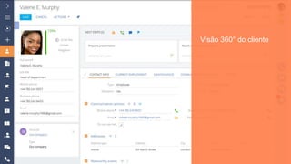 Visão 360° do cliente
 