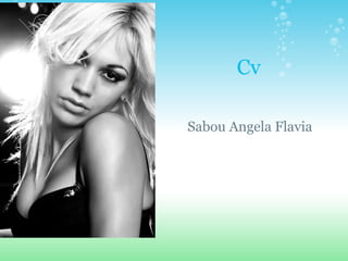 Cv Sabou Angela Flavia 