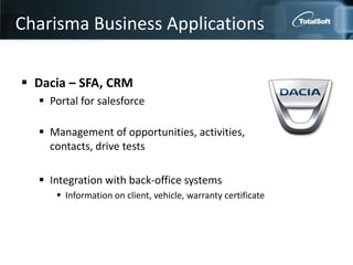 Charisma 2014 - New features | PDF