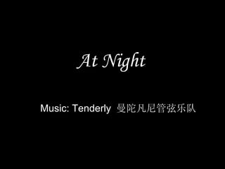 At Night Music: Tenderly  曼陀凡尼管弦乐队 