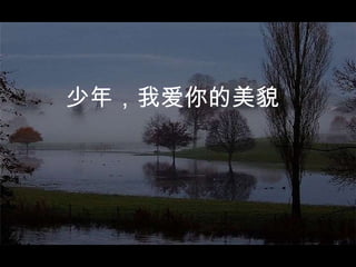 少年，我爱你的美貌   