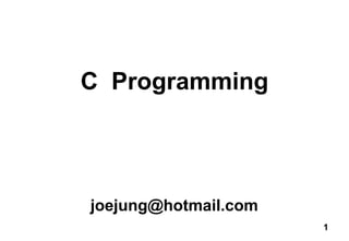 C  Programming [email_address] 