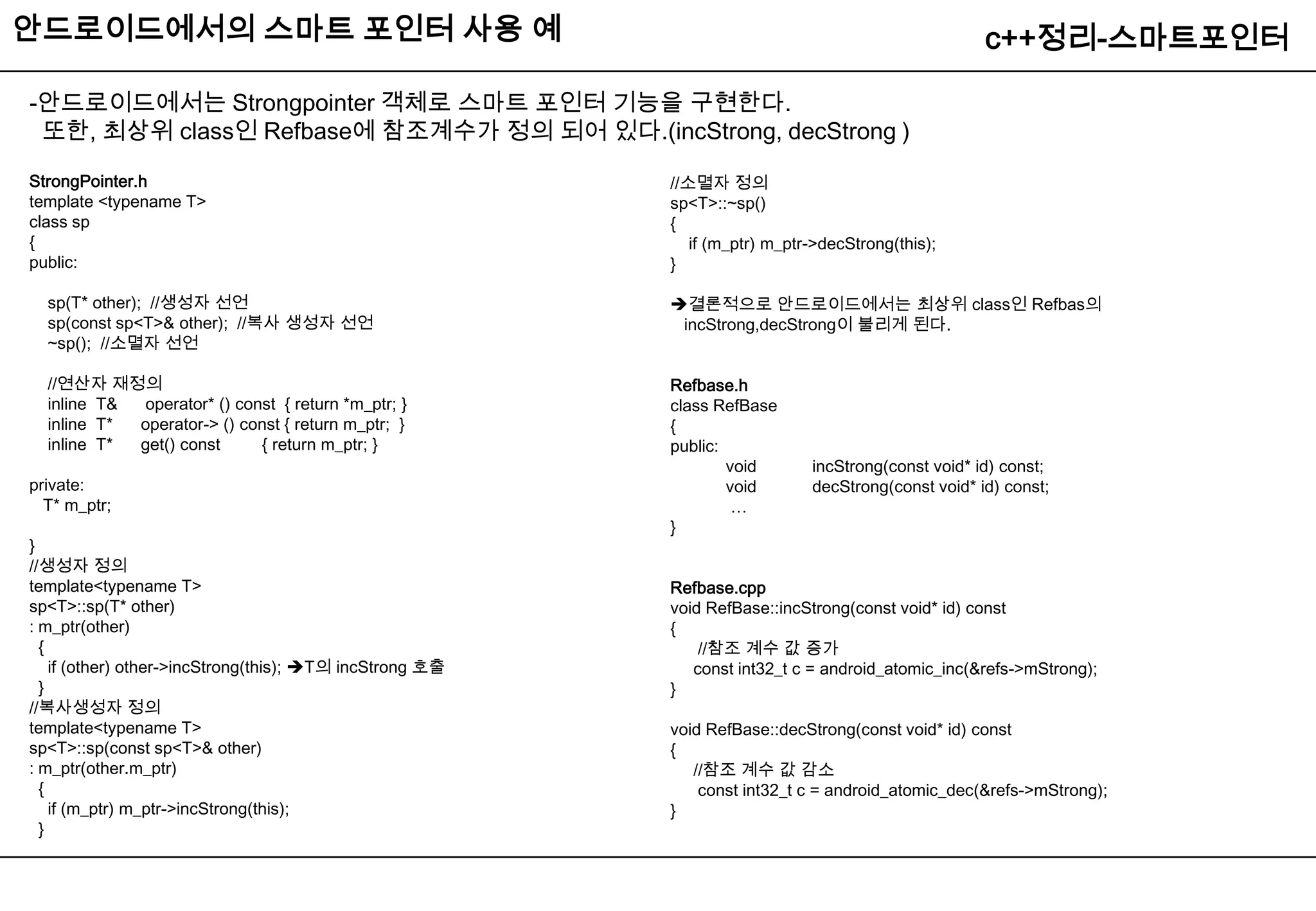 C++정리 스마트포인터 | PPTX