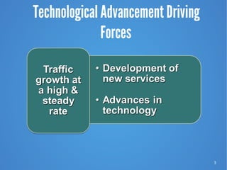 3
Technological Advancement Driving
Forces
 