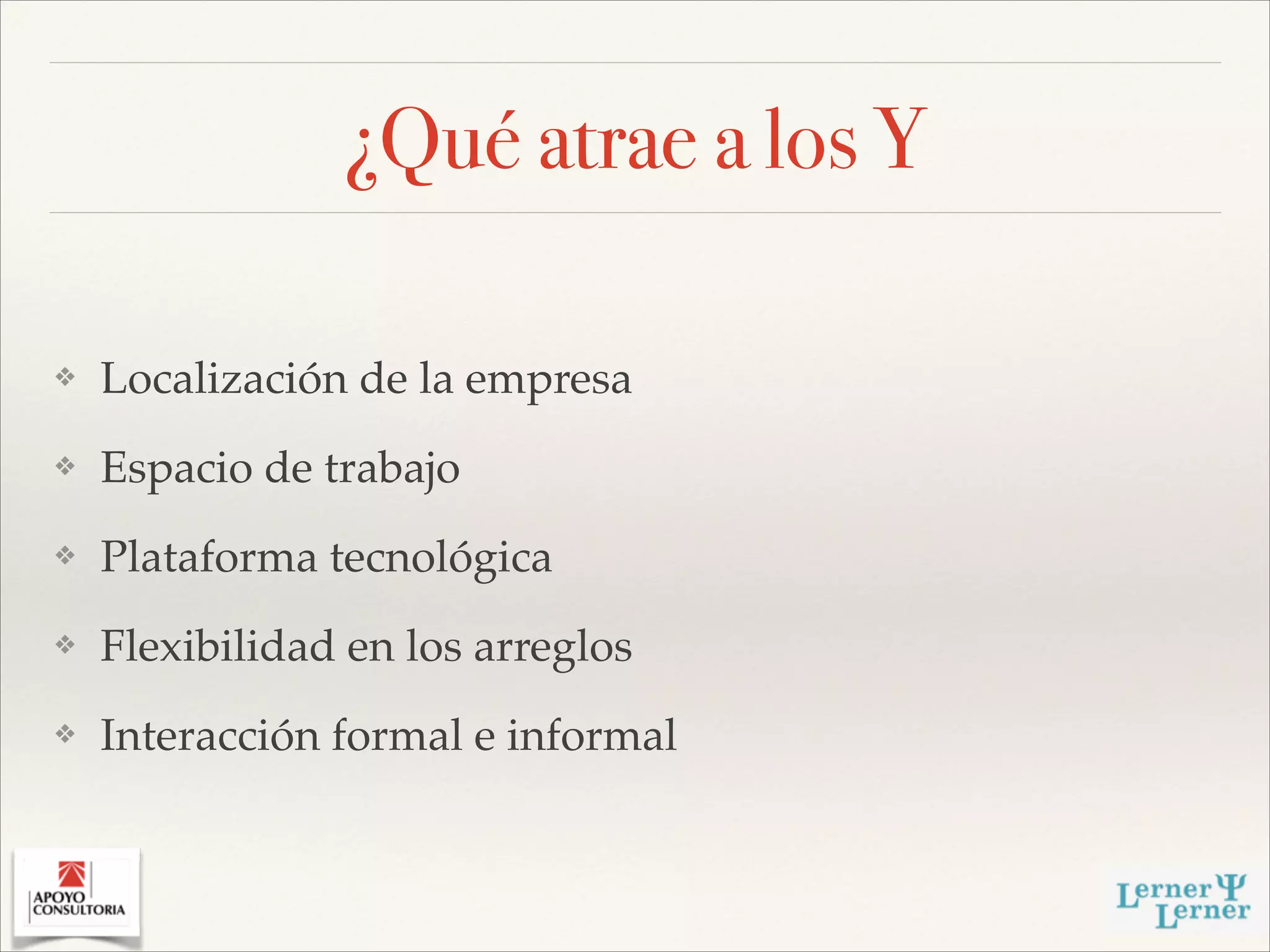 La organización intergeneracional