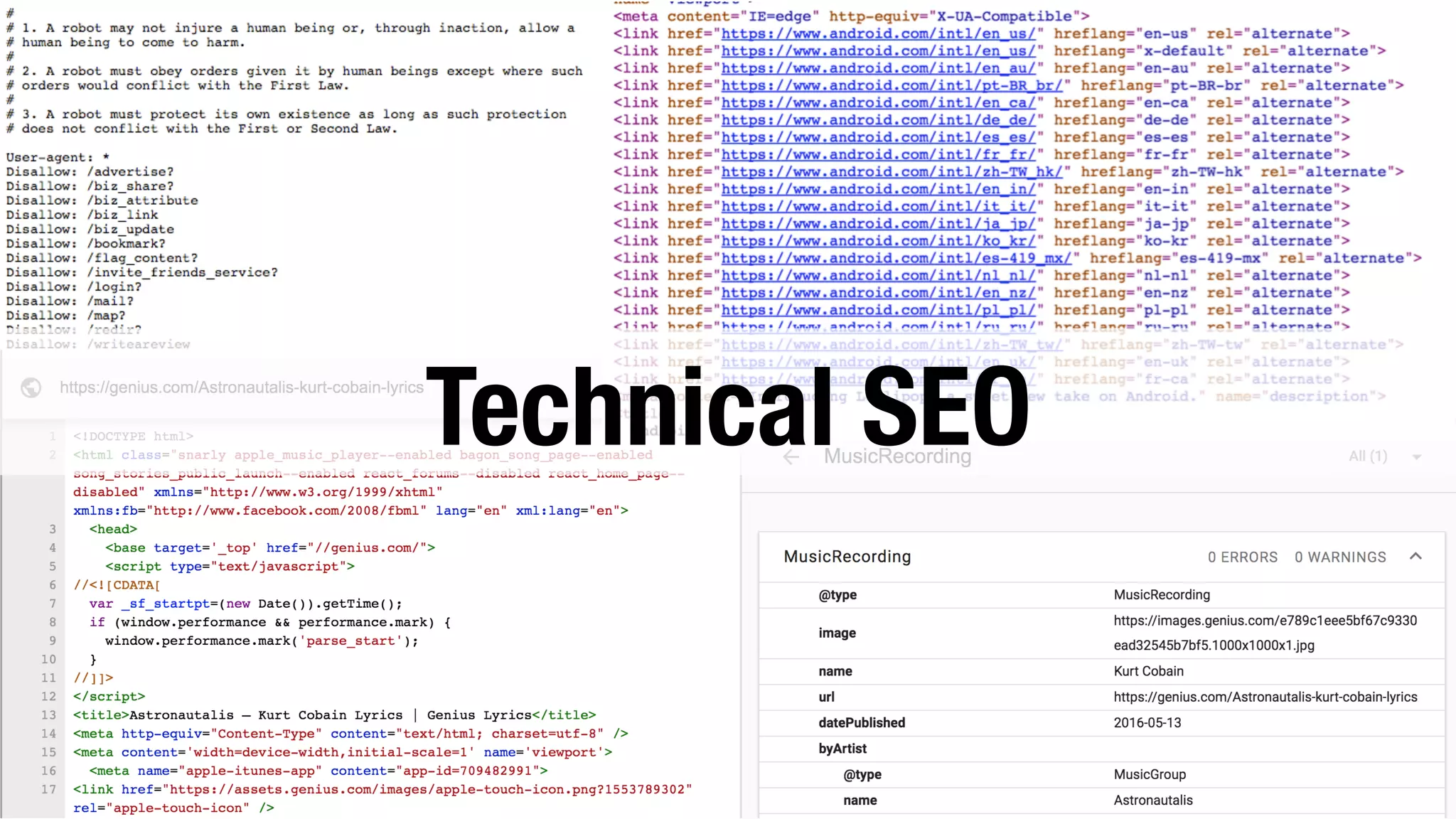 Technical SEO
 