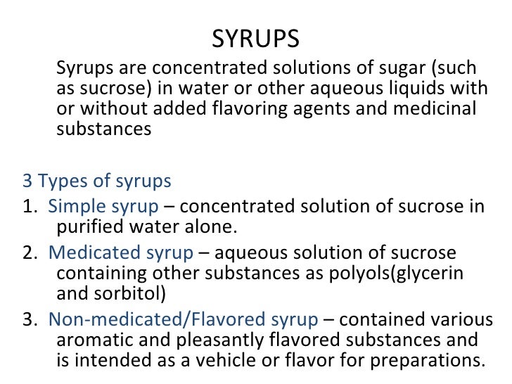 Pharmaceuticals Solutions dosage form