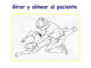 Girar y alinear al paciente

 