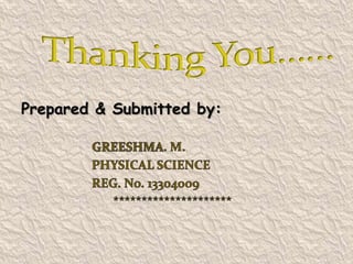 Prepared & Submitted by: 
