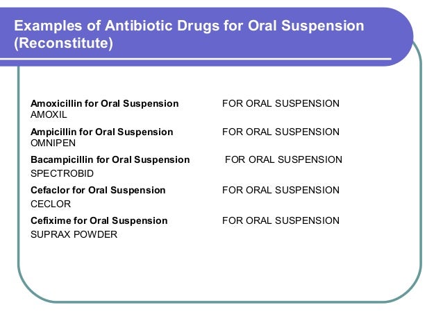 Auxiliary labels for antibiotics
