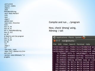 Helloworld Ascii C from hello world to 010101 | PPTX