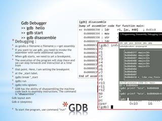 C from hello world to 010101 | PPTX