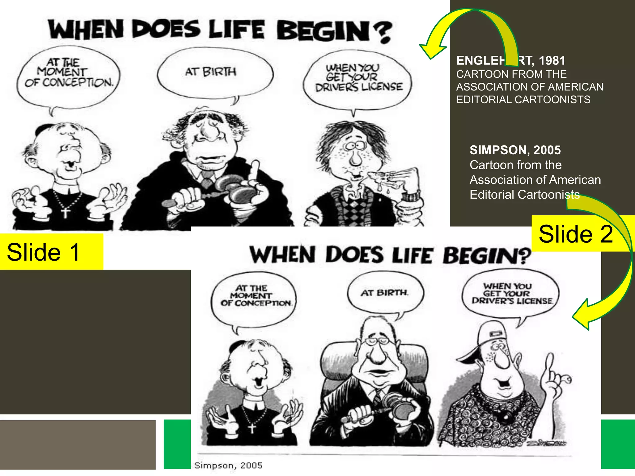 ENGLEHART, 1981
CARTOON FROM THE
ASSOCIATION OF AMERICAN
EDITORIAL CARTOONISTS
Slide 1
Slide 2
SIMPSON, 2005
Cartoon from the
Association of American
Editorial Cartoonists
 