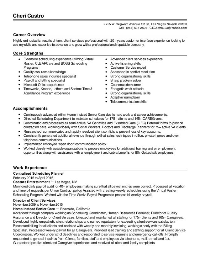 c castro resume 2016 2 1 results driven resumes