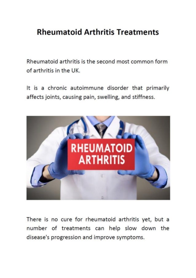 Rheumatoid Arthritis Treatments