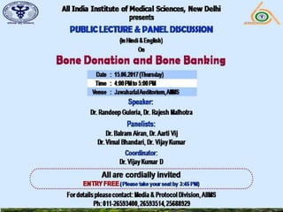 bone donation and bone banking