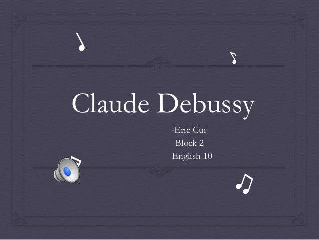 C Debussy
