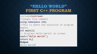 C++ | PPT