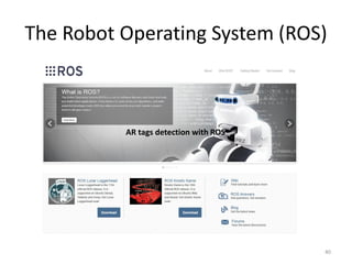 The Robot Operating System (ROS)
40
AR tags detection with ROS
 