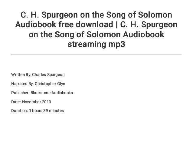 song of solomon free download song of solomon free download