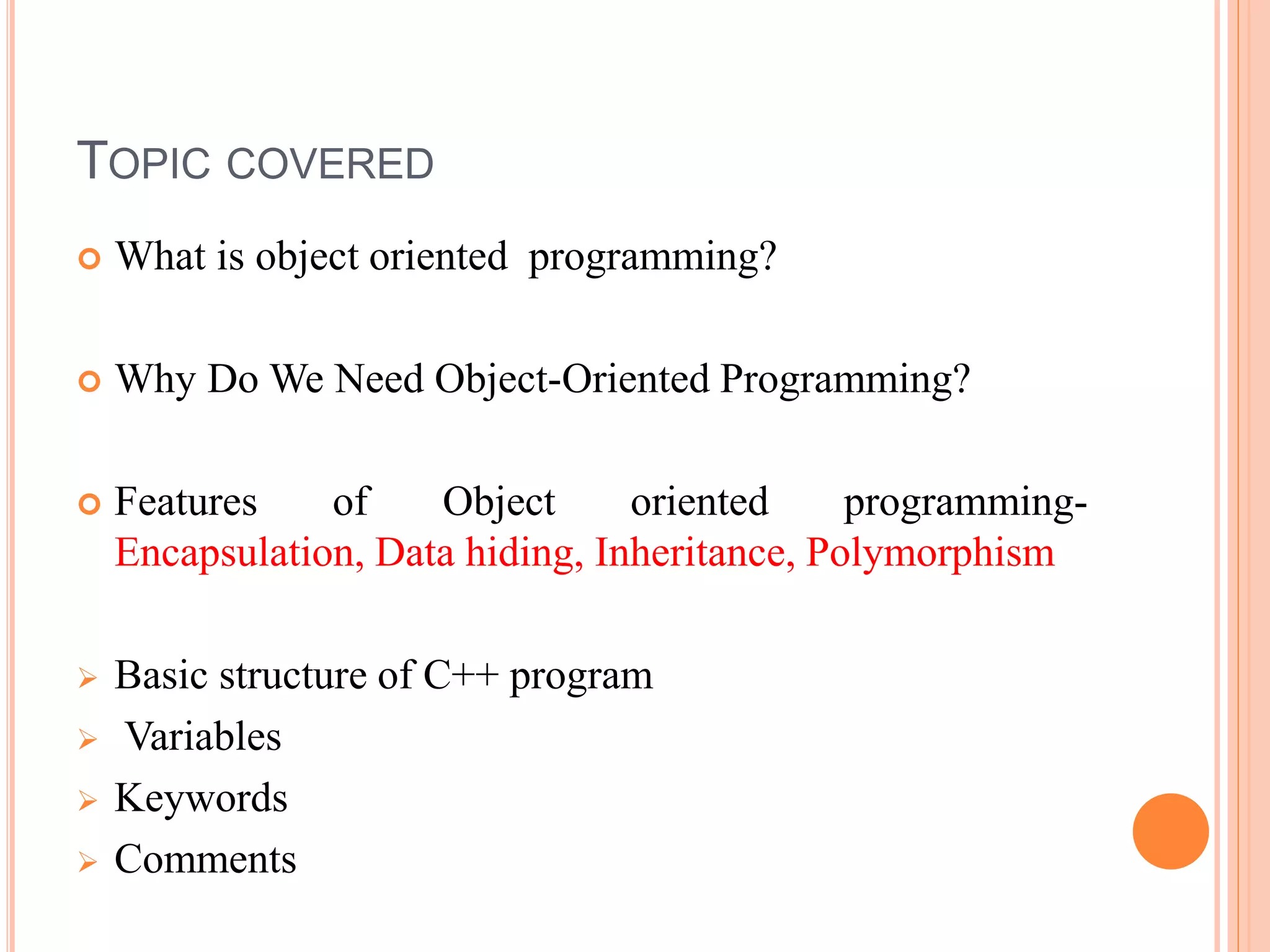 Basic Structure Of C++ | PPTX