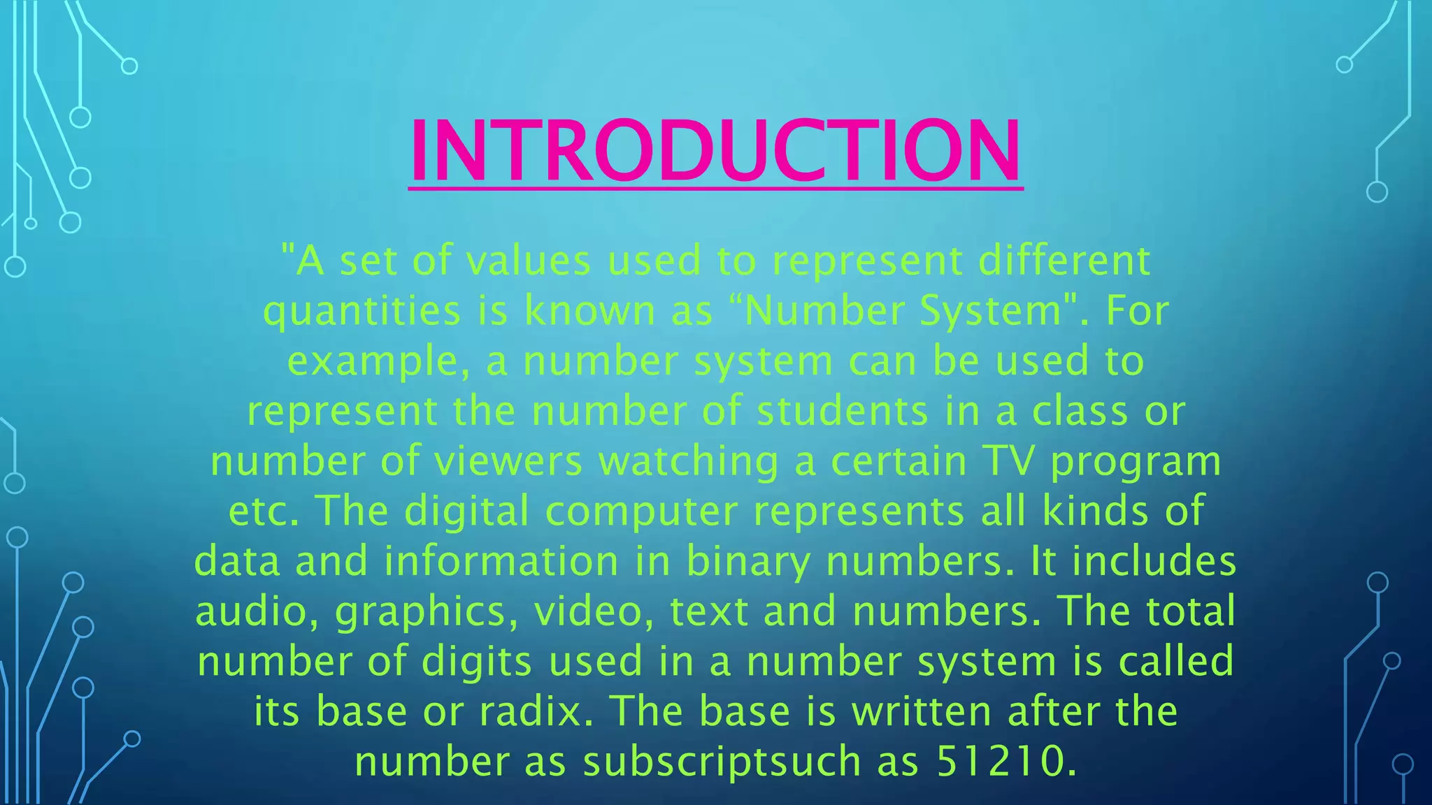 Number system of computer | PPTX