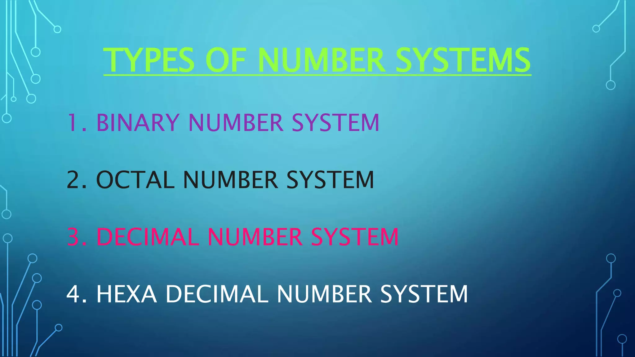 Number system of computer | PPTX