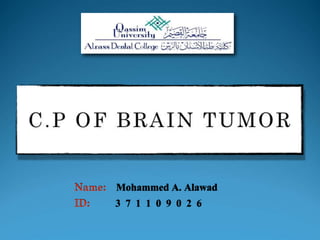 Name: Mohammed A. Alawad
ID: 3 7 1 1 0 9 0 2 6
 