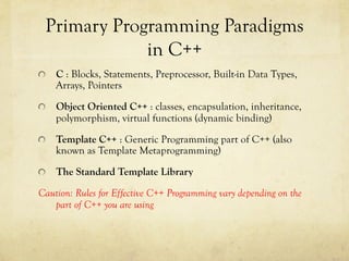 C++ Training | PDF