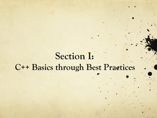 C++ Training | PDF