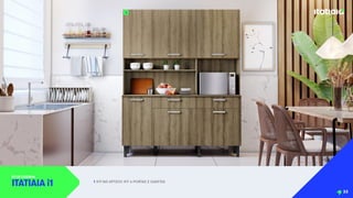 1 KIT-160 6PT2GV: KIT 6 PORTAS 2 GAVETAS
1
2
4 5
3
KIT DE COZINHA
ITATIAIA i1
1
33
 