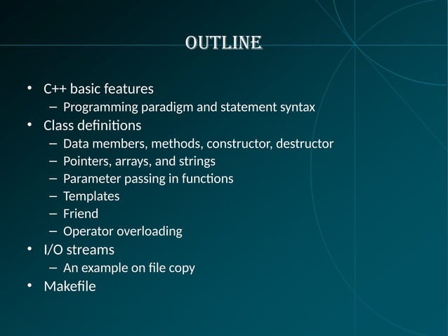 c++.pptx ppt representation of c plus lanjhgvghihh | PPT