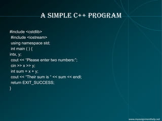 c++.pptx ppt representation of c plus lanjhgvghihh | PPT