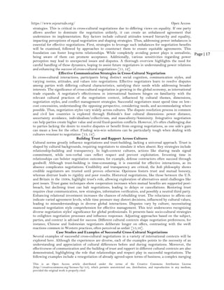 Cross-Cultural Negotiation Strategies in International Law (www.kiu.ac ...