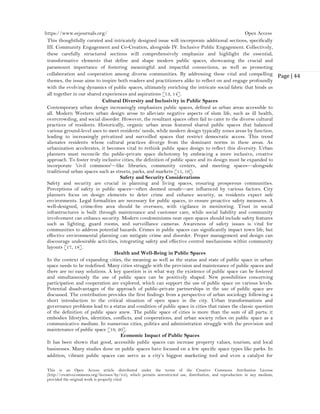 Exploring the Future of Public Spaces in Urban Design (www.kiu.ac.ug) | PDF