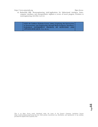 Exploring the Intersection of Neuroscience and Engineering through ...