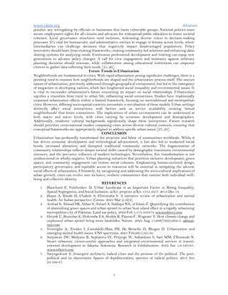 Urbanization and Its Effect on Community Relationships (www.kiu.ac.ug ...