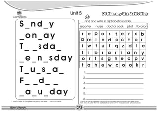 Cuadernillo de Inglés 3°grado de primaria
