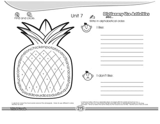 Cuadernillo de Inglés 3°grado de primaria