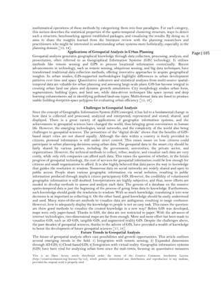 Geospatial Analysis in Urban Planning (www.kiu.ac.ug) | PDF