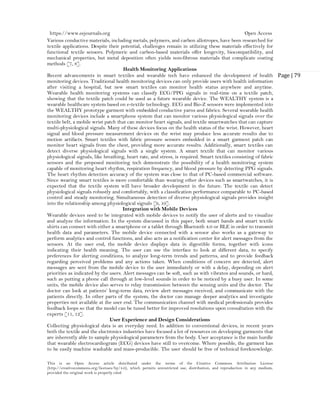 Smart Textiles: Wearable Tech for Health Monitoring (www.kiu.ac.ug) | PDF