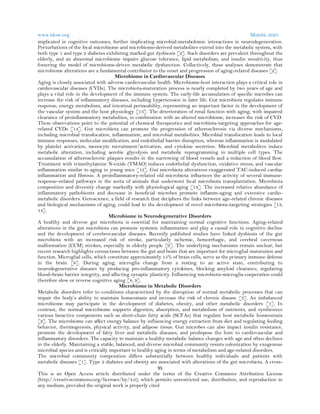 Narrative Review of Microbiome and Aging (www.kiu.ac.ug) | PDF