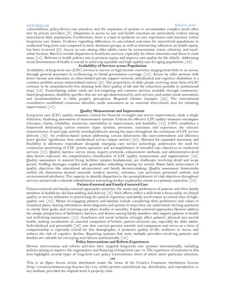 Narrative Review of Aging and Long-Term Care Systems (www.kiu.ac.ug) | PDF