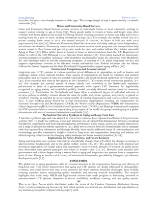 Narrative Review of Aging and Long-Term Care Systems (www.kiu.ac.ug) | PDF