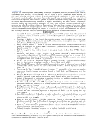 Narrative Review of Aging and Long-Term Care Systems (www.kiu.ac.ug) | PDF