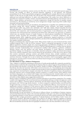 Role of the Gut Microbiome in Type 1 and Type 2 Diabetes Pathogenesis ...